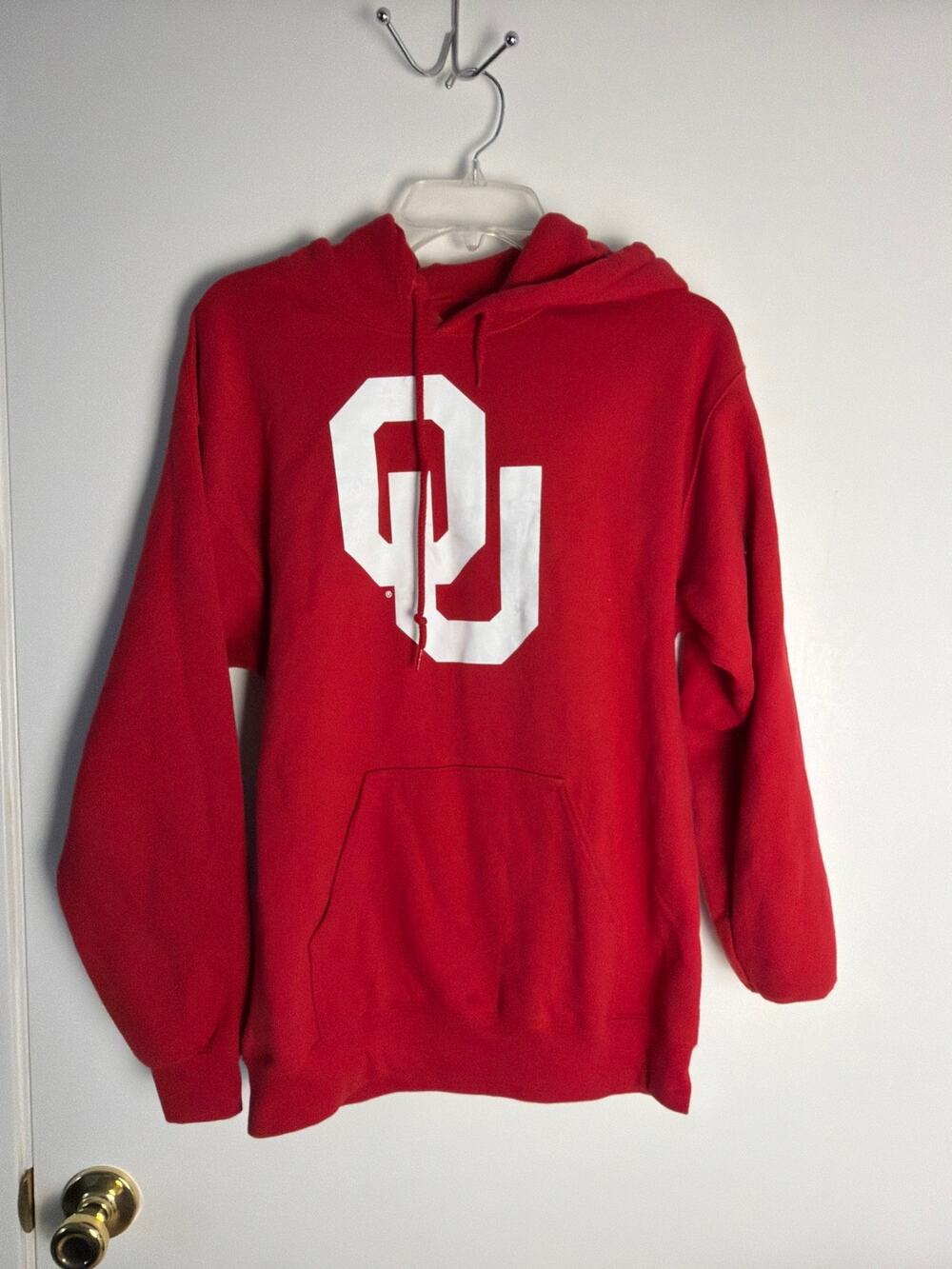 Captivating Apparel Oklahoma Sooners Crimson Red Pullover Hoodie Men's Size M